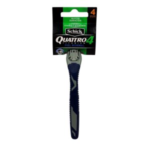 Maquina de afeitar Schick Quattro Titanium 4 hojas