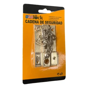 Cadena de seguridad para puertas USA Lock color bronce