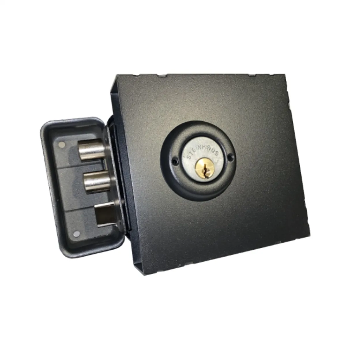 Cerradura para Reja Steinhaus con Cilindro Incorporado reverso