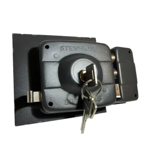 Cerradura para Reja Steinhaus con Cilindro Incorporado