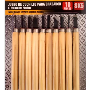 Set de gubias para tallar madera