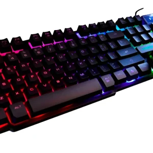 Kit Gamer Alámbrico Rgb Teclado + Mouse Motomo