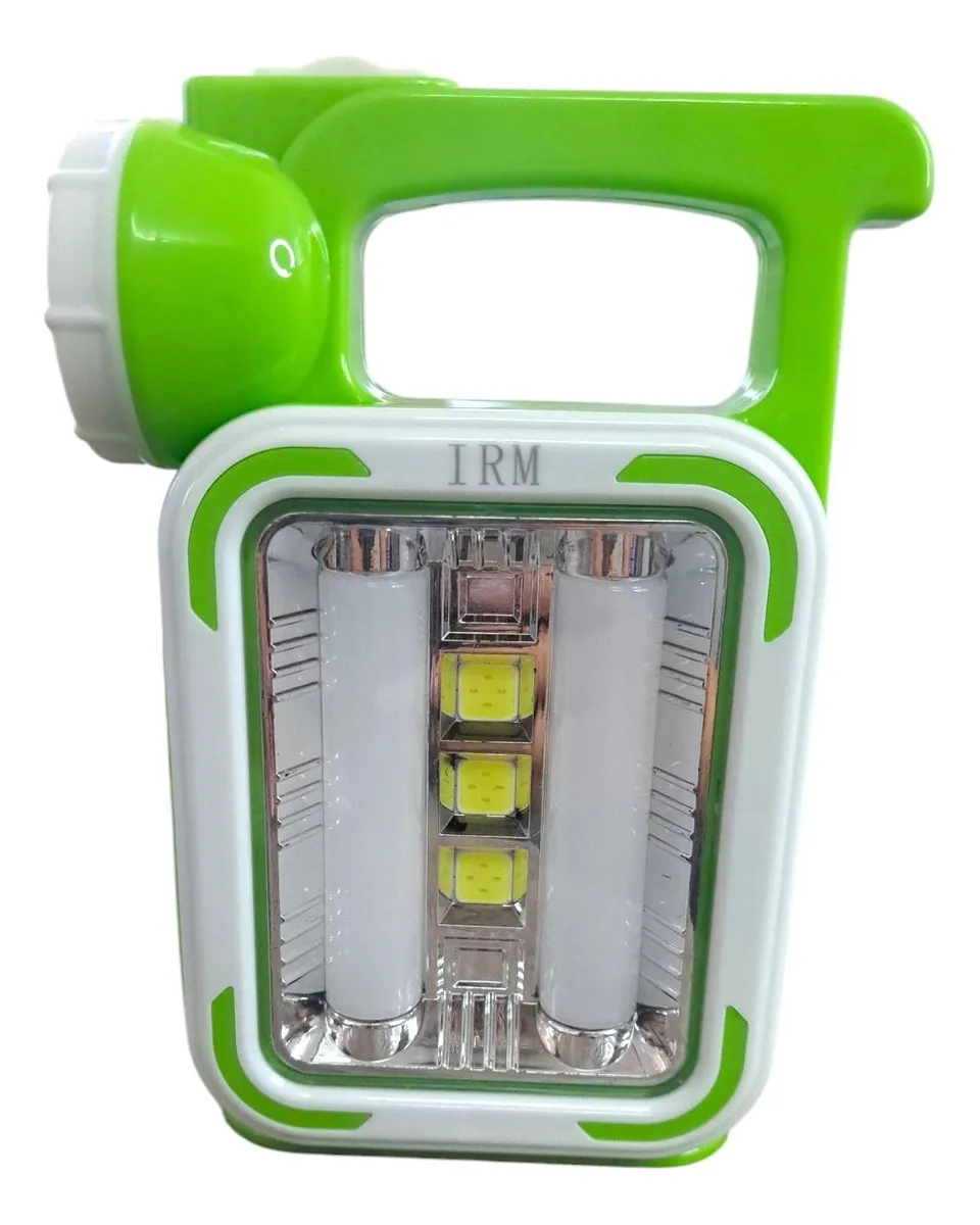 Lámpara solar LED 3 en 1 recargable por USB o panel solar