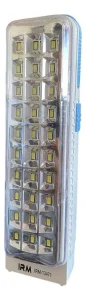 Lámpara de Emergencia Recargable 30 LED Portátil 220V