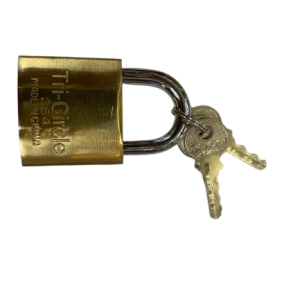 Candado Bronce Tri Circle