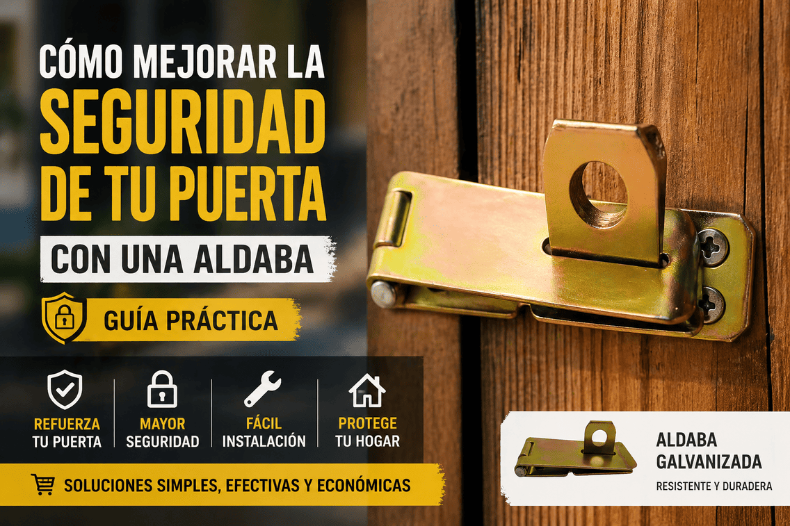 En este momento estás viendo Cómo mejorar la seguridad de tu puerta con una aldaba