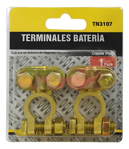 terminales de batería 12V Toro Negro TN3107 para auto